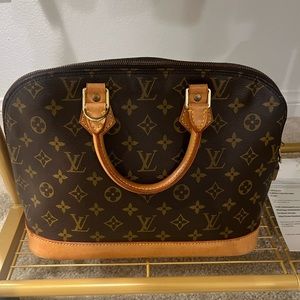 Vintage Alma Handbag Monogram Canvas PM